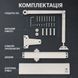 Дверной доводчик Шерлок F8300 накладной для дверей весом от 15 до 150 кг белый с кронштейном параллельной тяги 0240 фото 7