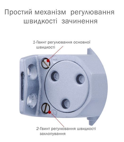 Доводчик двери Шерлок B5W 85-120 кг стандартная тяга коричневый 0241 фото