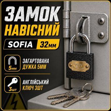 Замок навесной 32мм 0842 фото