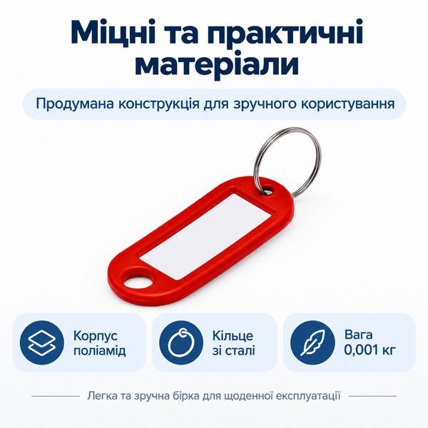 Брелок пластиковый для ключей RZ B204 0506 фото