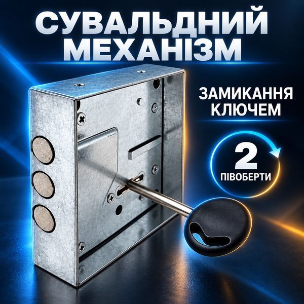 Замок накладной для сейфа Шерлок 04.03 сувальдный 0603 фото