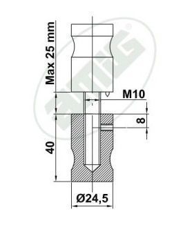 Ручка мебельная Amig 300 нержавейка 0361 фото