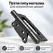 Петля дверна накладна APECS 100 75 2 5-B2-V2-Steel-GRF графіт 0630 фото 2