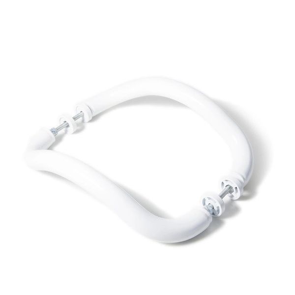 Ручка дверная скоба Д30*300 дуга для металопластиковых дверей белая RAL9016 0580 фото
