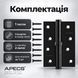 Петля дверна врізна APECS 100 75-B-BLM-L чорна ліва 0631 фото 5