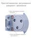 Доводчик двери Шерлок B3D EN3 стандартная тяга с фиксацией до 65кг белый 0229 фото 7
