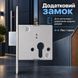 Замок врезной цилиндровый дополнительный Шерлок 05.755-ZNT backset 55 мм 0431 фото 3