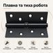 Петля дверная врезная APECS 100*75-B-BLM-R черная правая 0632 фото 4